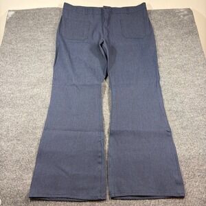 Vintage US Navy Seafarer Nav Dungaree  Trousers 46x34 Blue Bell Bottoms 1985